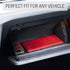 CANOPUS Big Red Car Registration and Insurance Holder, PU Leather Card Holder, Vehicle Glove Box Organizer for Auto, SUV, Truck
